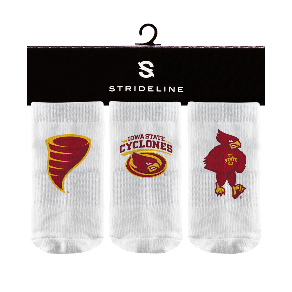 Iowa State University | Baby Socks 3 Pack | Primary Logo | N02422823B01