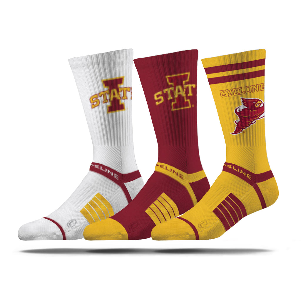 Iowa State University | Premium Knit Crew 3 Pack | NCAA 3 Pack G2 | N02502443ML