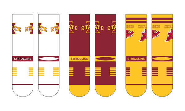 Iowa State University | Premium Knit Crew 3 Pack | NCAA 3 Pack G2 | N02502443ML