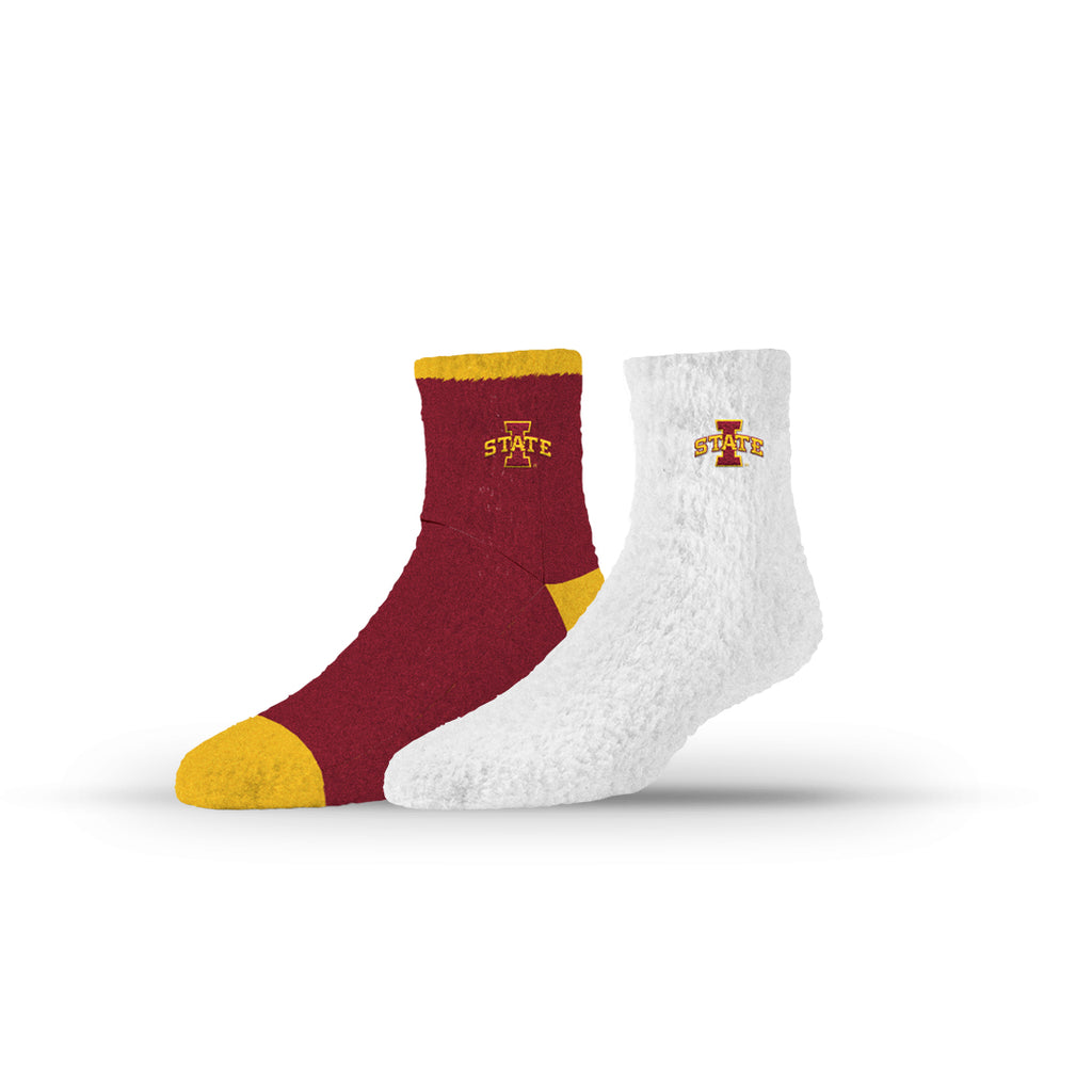 Iowa State University | Fuzzy Half Calf Embroidered | NCAA 2 Pack | N02804460ML