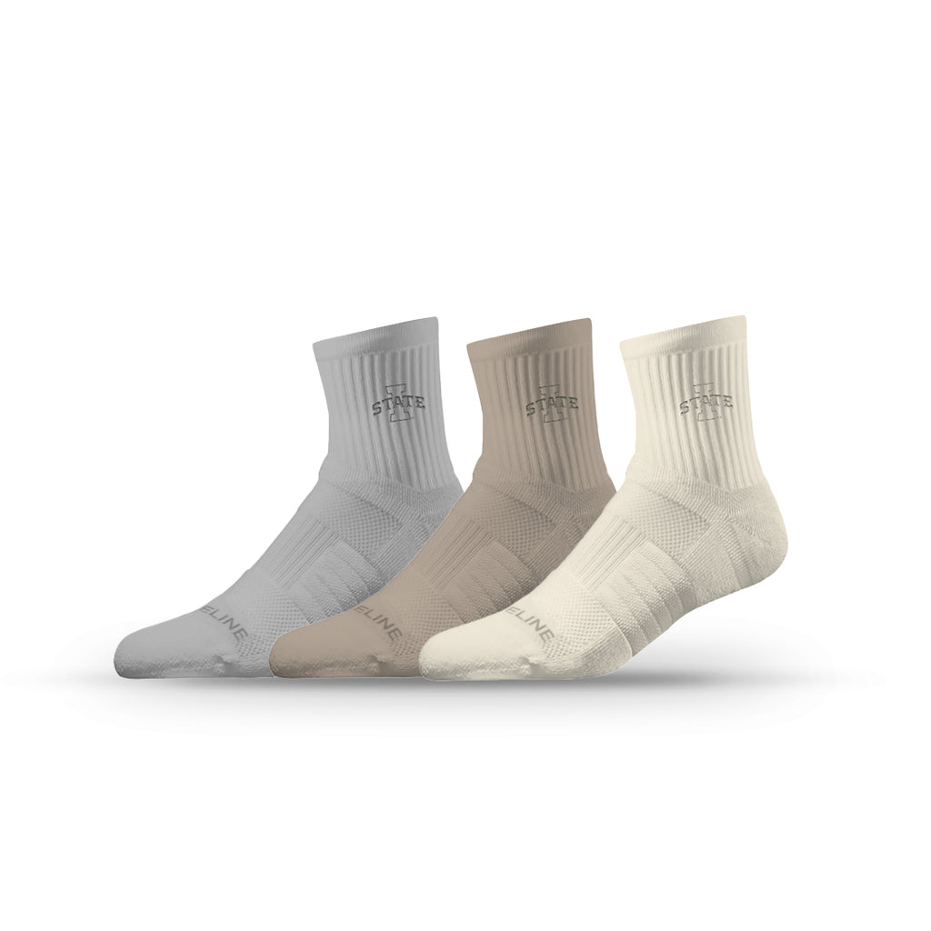 Iowa State University | Half Calf Embroidered | NCAA Neutrals 3 Pack | N02821475ML