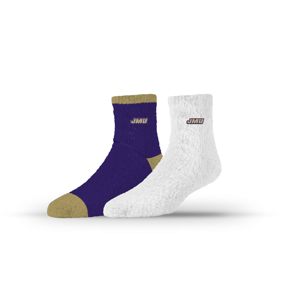 James Madison University | Fuzzy Half Calf Embroidered | NCAA 2 Pack | N02823776ML