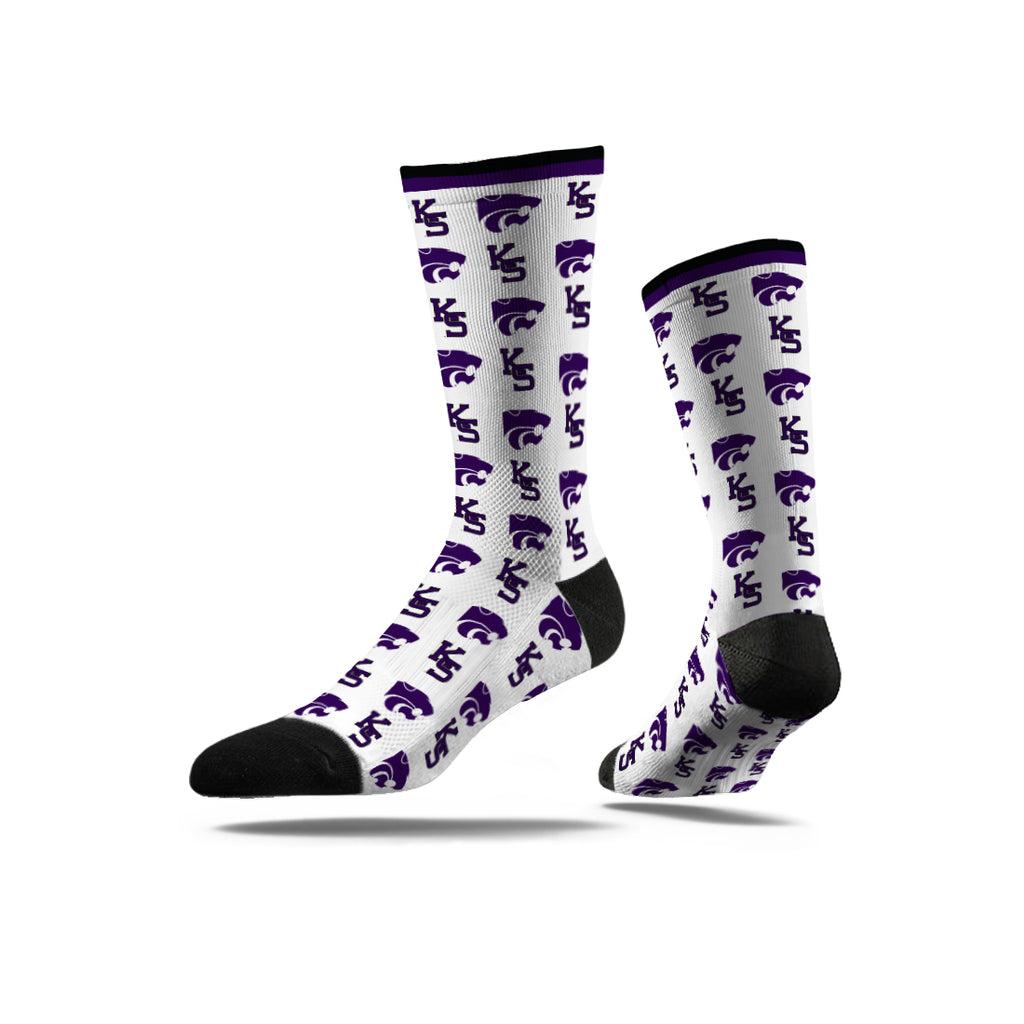 Kansas State University | Economy Full Sub | Step and Repeat | White | N01046362ML