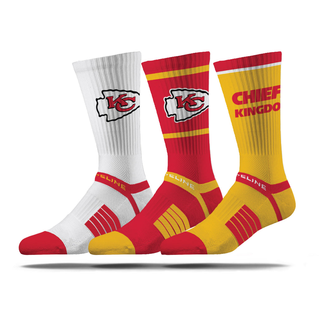 Kansas City Chiefs | Premium Knit Crew | NFL 3 Pack Box | N02414851ML