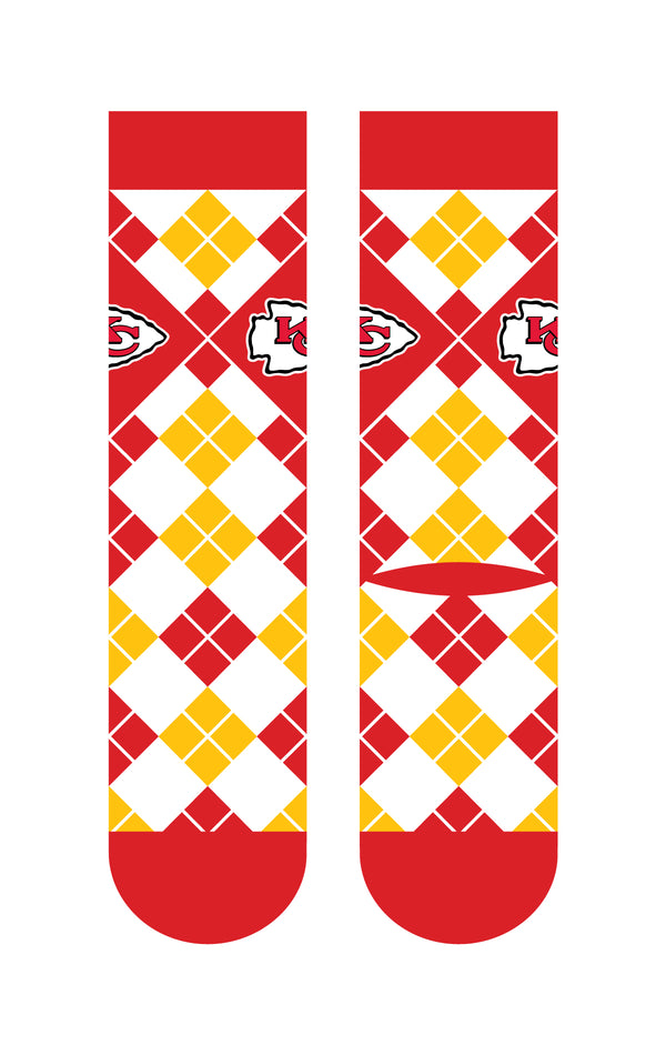 Kansas City Chiefs | Business Knit Crew | Argyle | N02671249ML