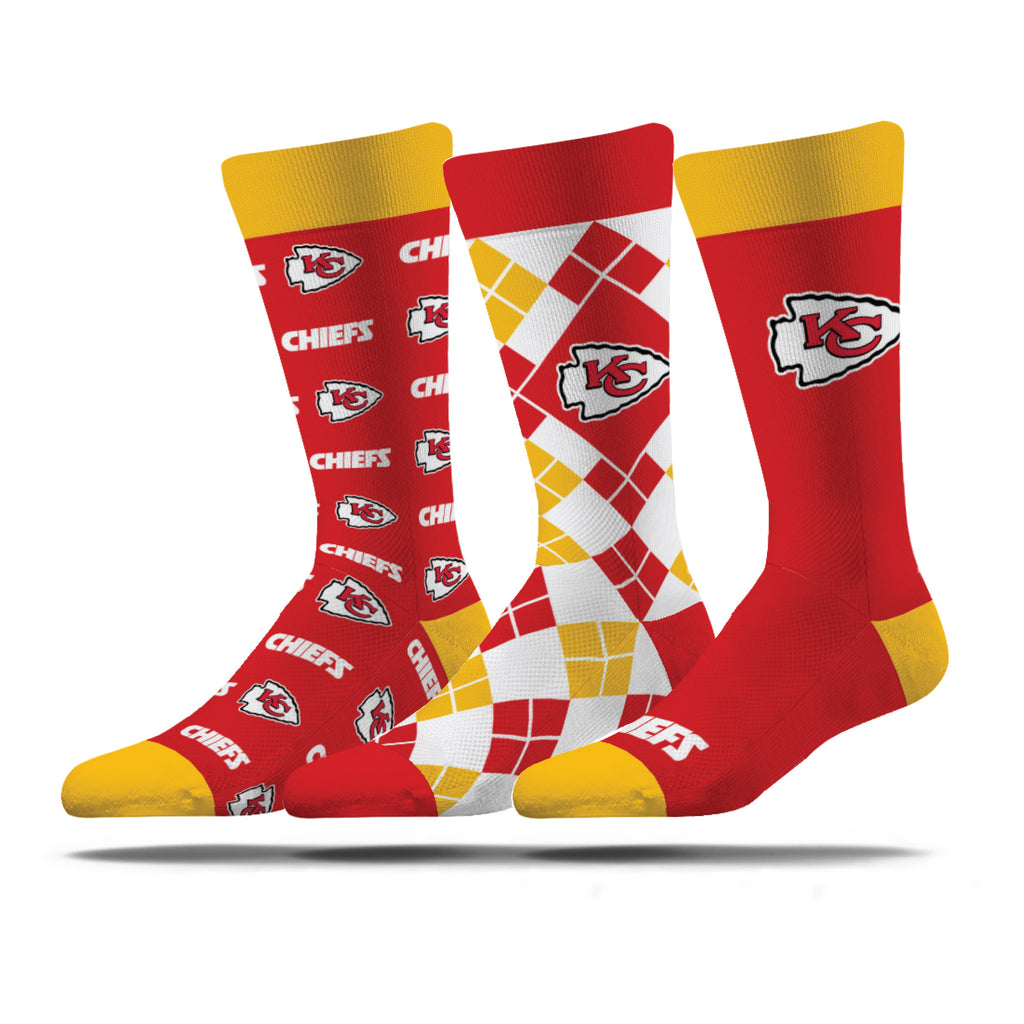 Kansas City Chiefs | Business Knit Crew | NFL 3 Pack | N02671245ML