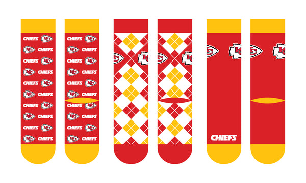 Kansas City Chiefs | Business Knit Crew | NFL 3 Pack | N02671245ML