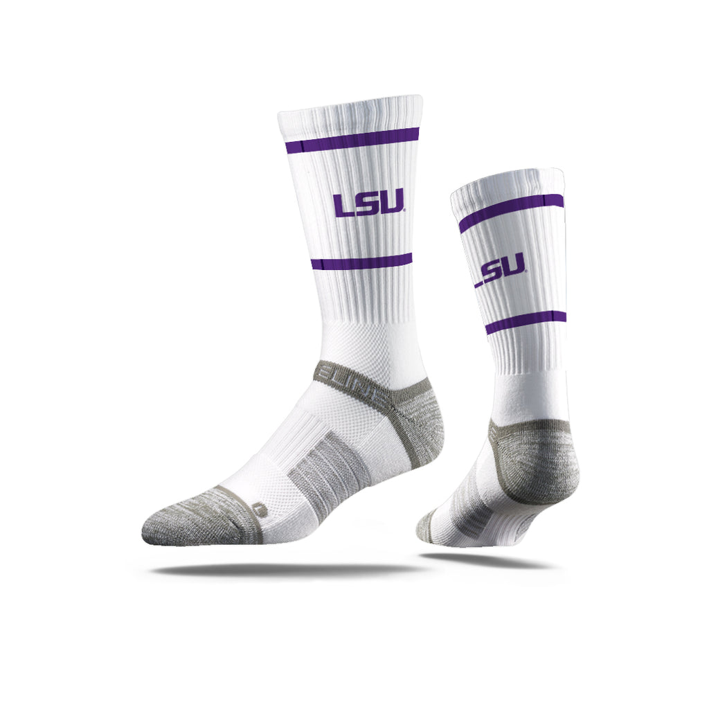 LSU | Premium Crew | Primary Logo White | N02594654ML