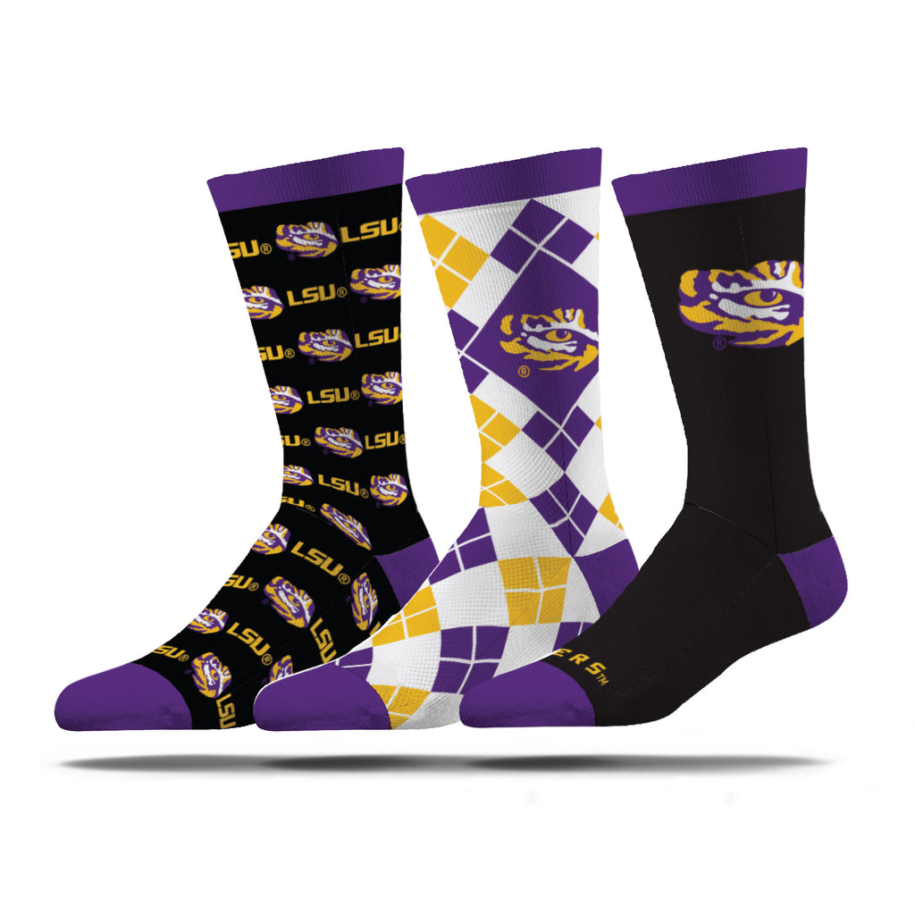 LSU | Business Knit Crew | NCAA 3 Pack | N02361345ML