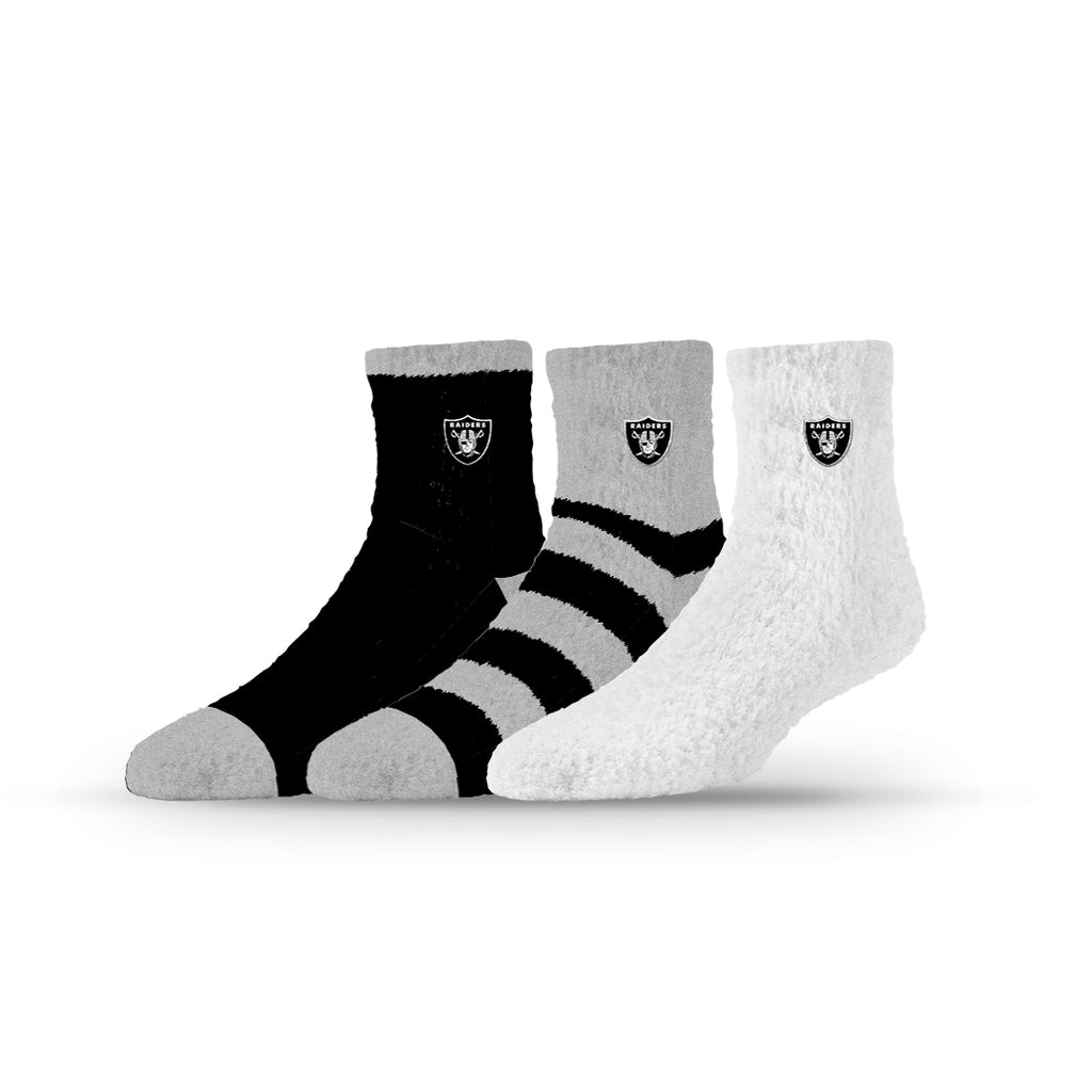 Las Vegas Raiders | Fuzzy Half Calf Embroidered | NFL 3 Pack | N02805478ML