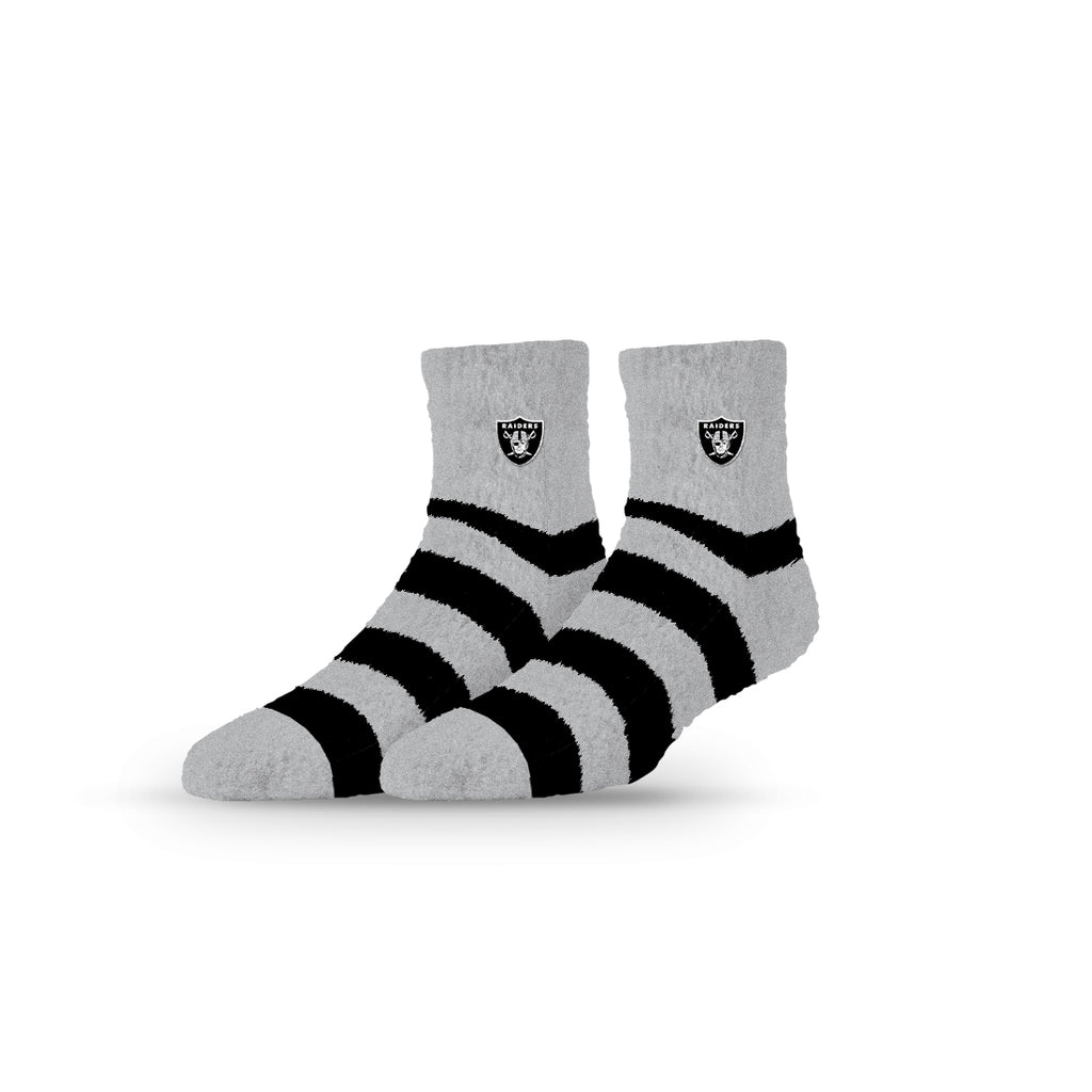 Las Vegas Raiders | Fuzzy Half Calf Embroidered | Stripe | N02799698ML