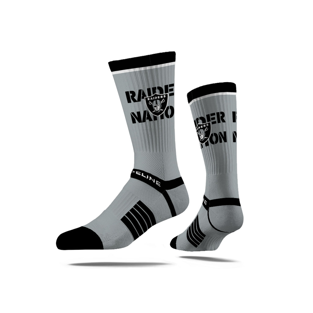 Las Vegas Raiders | Premium Knit Crew | Fan Logo | Grey | N02413781ML