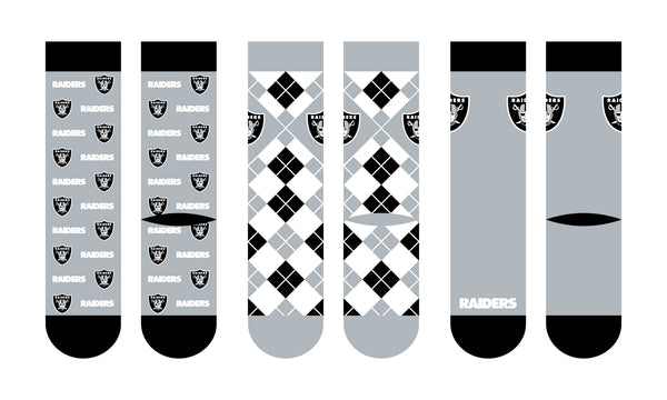 Las Vegas Raiders | Business Knit Crew | NFL 3 Pack | N02671261ML