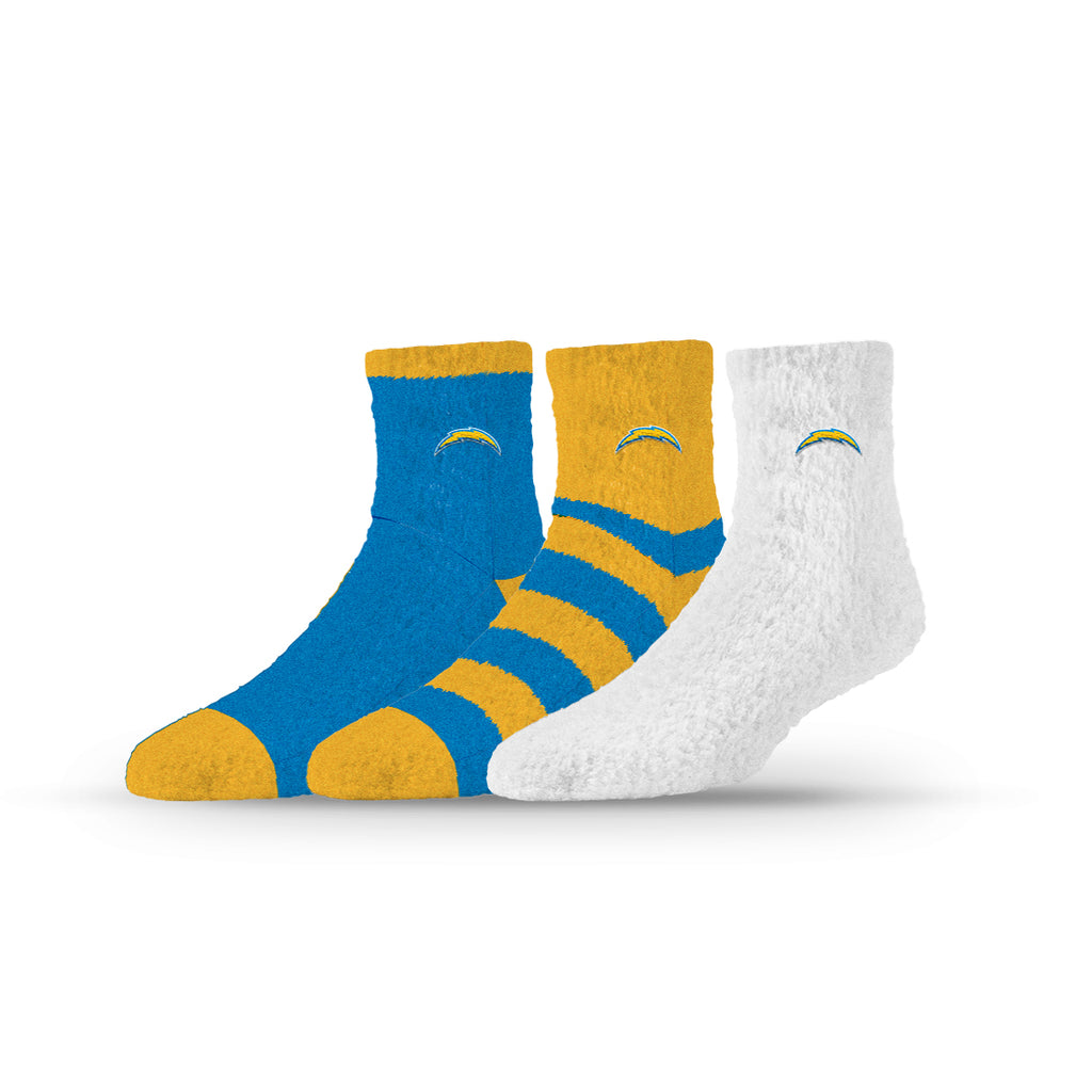 Los Angeles Chargers | Fuzzy Half Calf Embroidered | NFL 3 Pack | N02805486ML