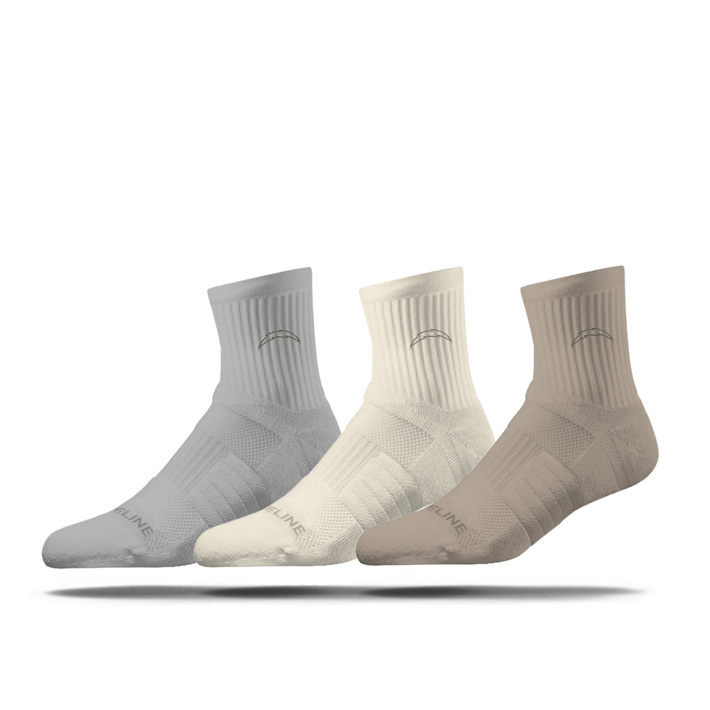 Los Angeles Chargers | Half Calf Embroidered | NFL Neutrals 3 Pack | N02833773ML