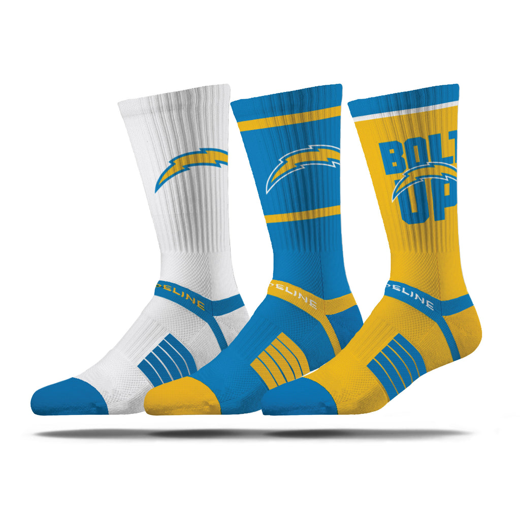Los Angeles Chargers | Premium Knit Crew | NFL 3 Pack Box | N02414859ML