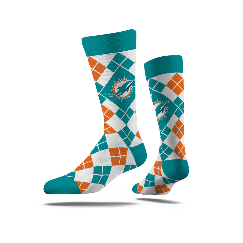 Miami Dolphins | Business Knit Crew | Argyle | N02669709ML