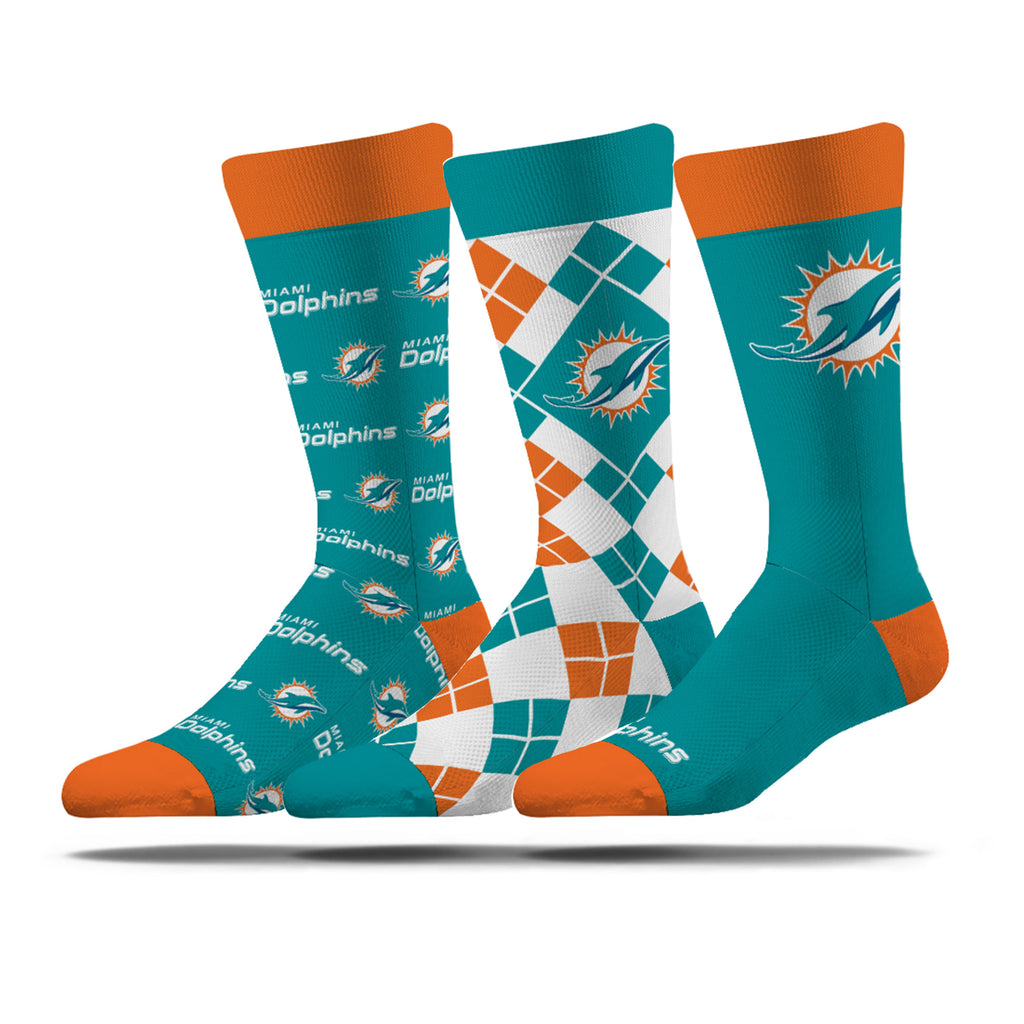 Miami Dolphins | Business Knit Crew | NFL 3 Pack | N02669705ML