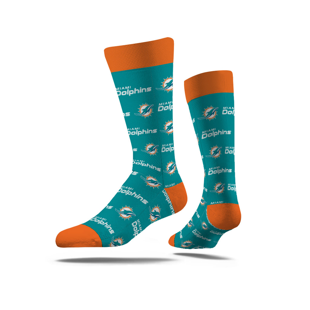 Miami Dolphins | Business Knit Crew | Step and Repeat | N02669714ML