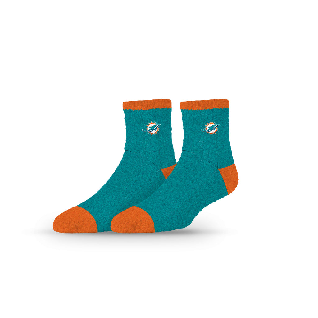 Miami Dolphins | Fuzzy Half Calf Embroidered | Primary Logo Team Color | N02800238ML