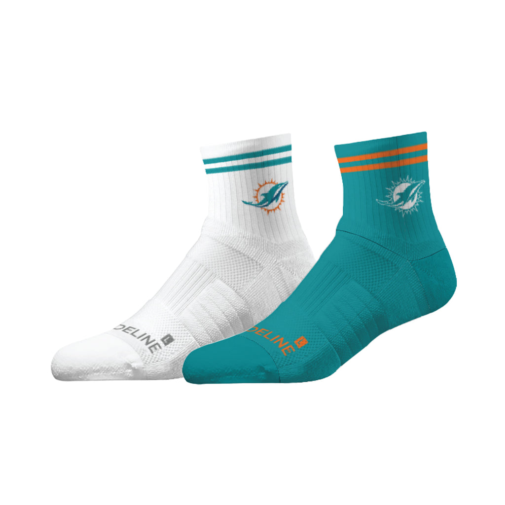 Miami Dolphins | Half Calf Knit | NFL 2 Pack | N02784674ML