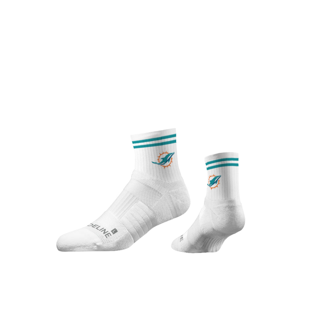 Miami Dolphins | Half Calf Knit | Primary Logo White | N02749645ML