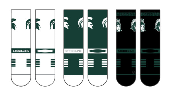 Michigan State University | Premium Knit Crew 3 Pack | NCAA 3 Pack G2 | N02503757ML