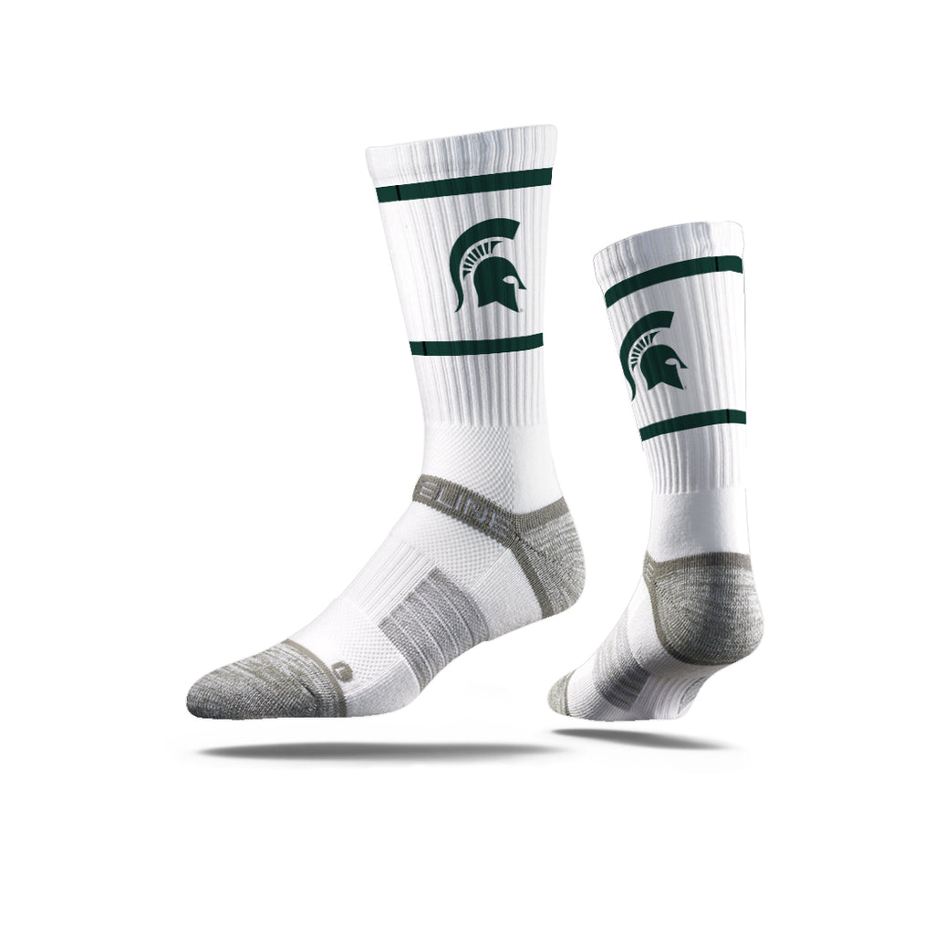 Michigan State University | Premium Crew | Primary Logo White | N02594598ML