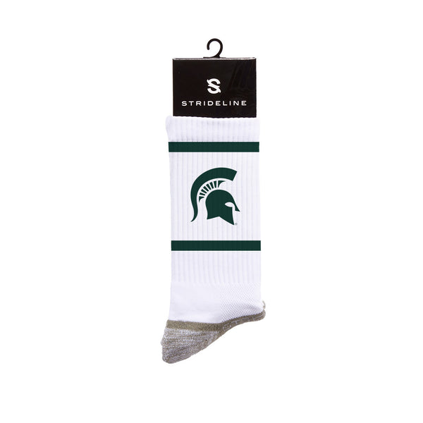 Michigan State University | Premium Crew | Primary Logo White | N02594598ML