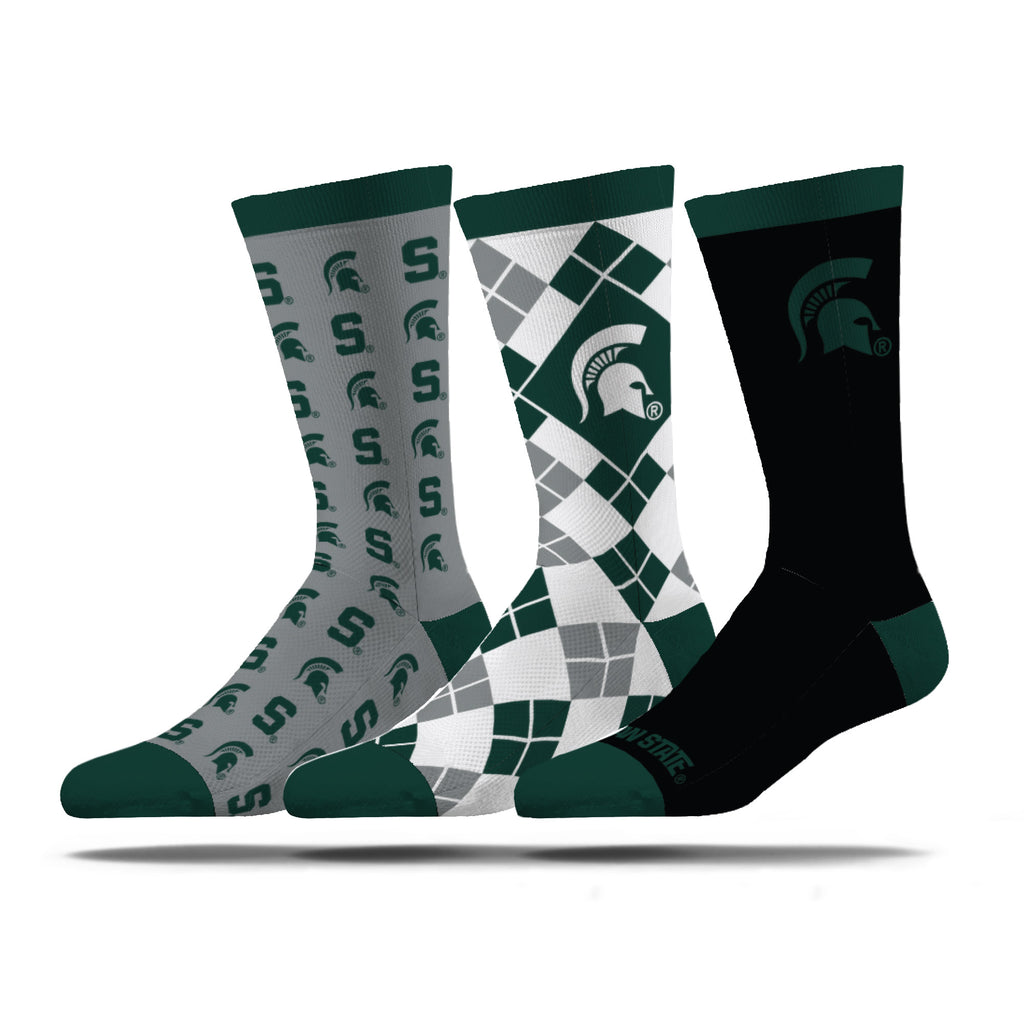 Michigan State University | Business Knit Crew | NCAA 3 Pack | N02361349ML