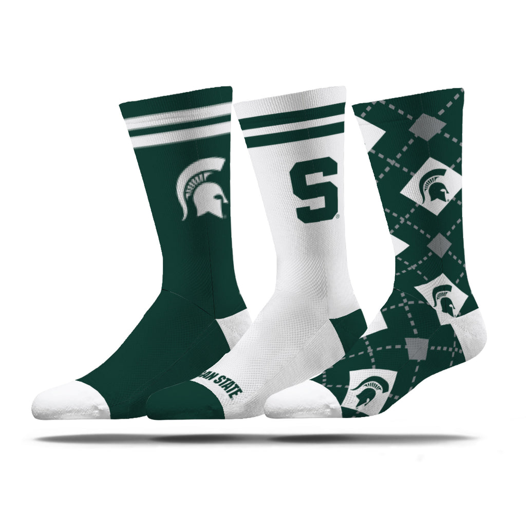 Michigan State University | Economy Knit Crew | NCAA 3 Pack | N02317495ML