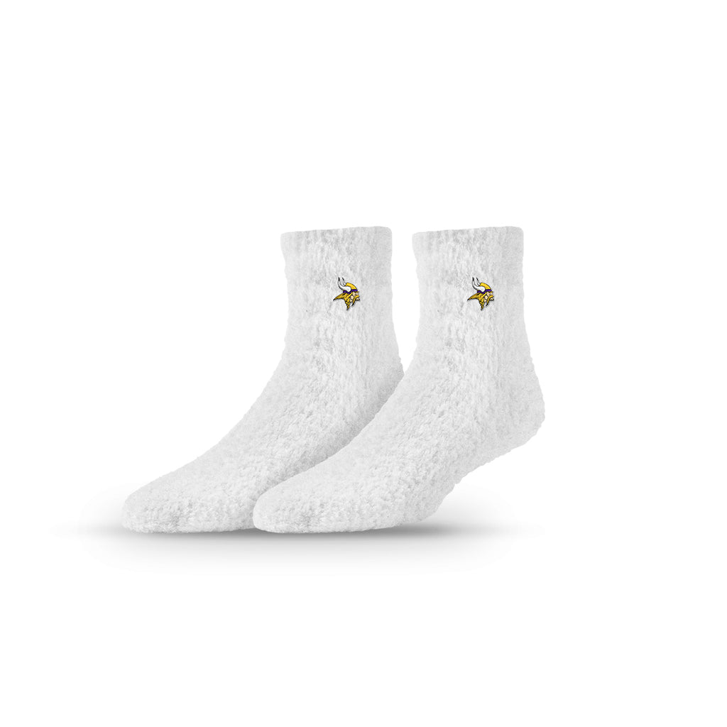 Minnesota Vikings | Fuzzy Half Calf Embroidered | Primary Logo White | N02800242ML