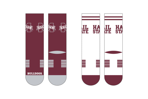 Mississippi State University | Premier Knit Crew | NCAA 2 Pack | N02514319ML