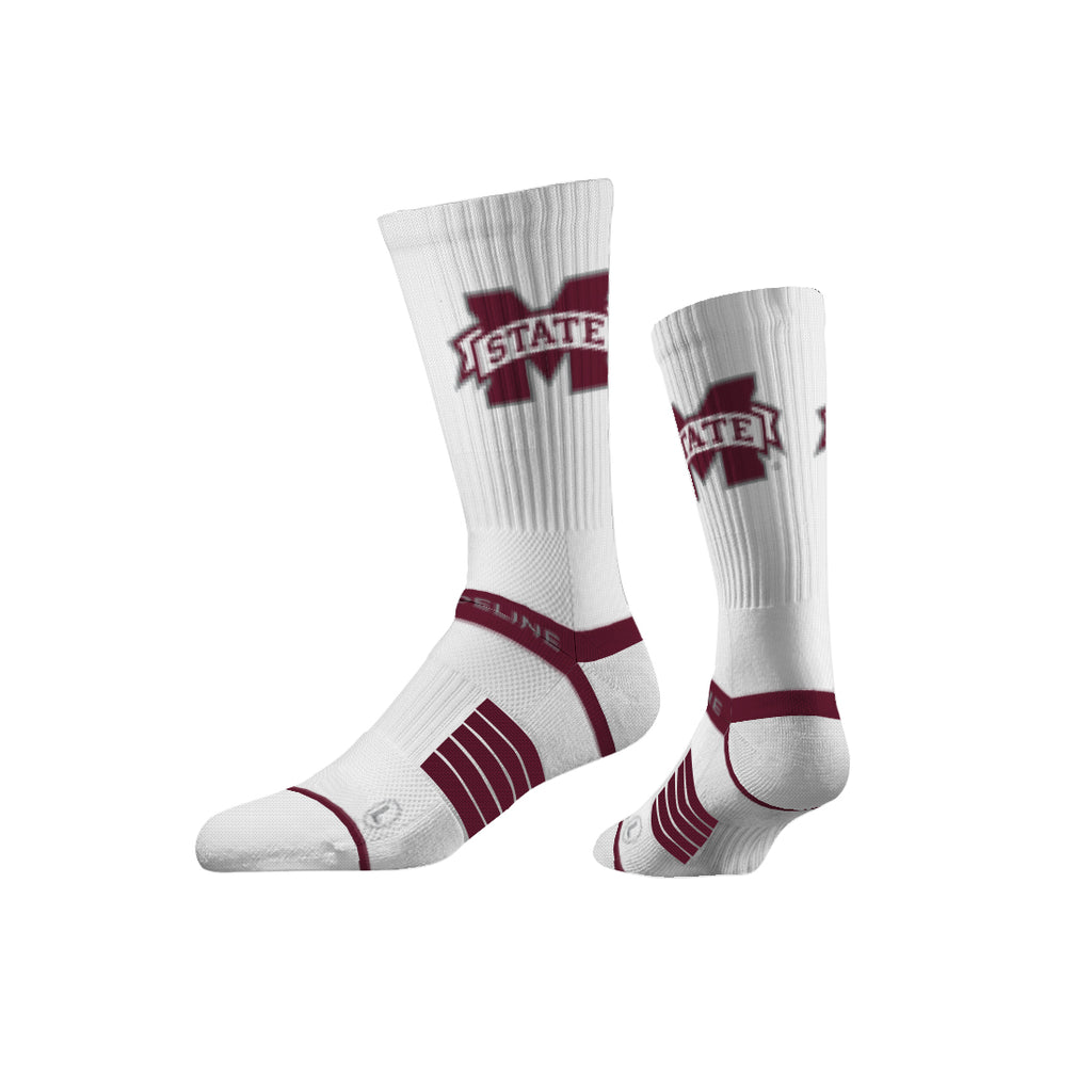 Mississippi State University | Premium Knit Crew | Primary Logo White | N02206138ML