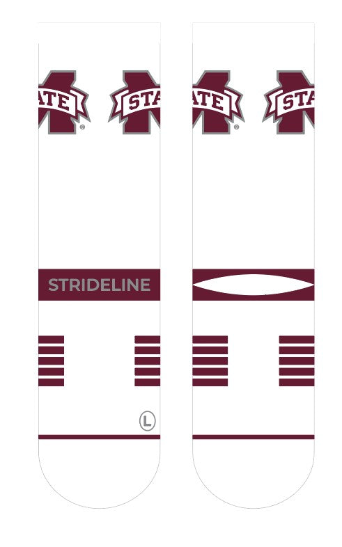 Mississippi State University | Premium Knit Crew | Primary Logo White | N02206138ML