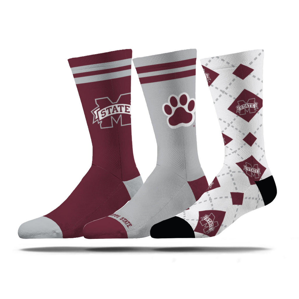 Mississippi State University | Economy Knit Crew | NCAA 3 Pack | N02435358ML