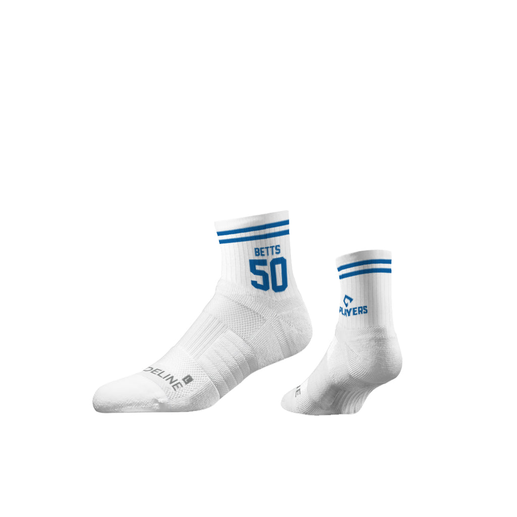 Mookie Betts | Half Calf Knit | Sherzy | White | N02791827ML