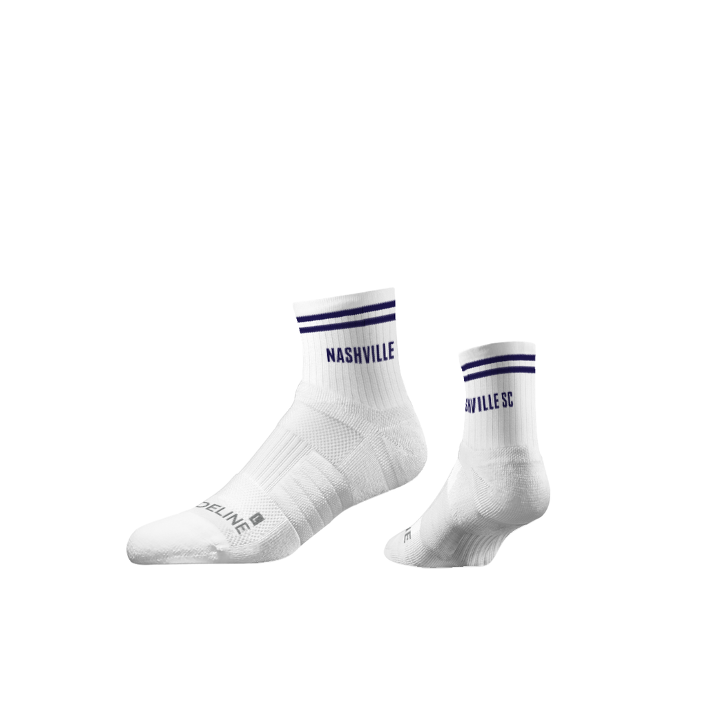 Nashville SC | Half Calf Knit | Primary Logo White | N02623925ML