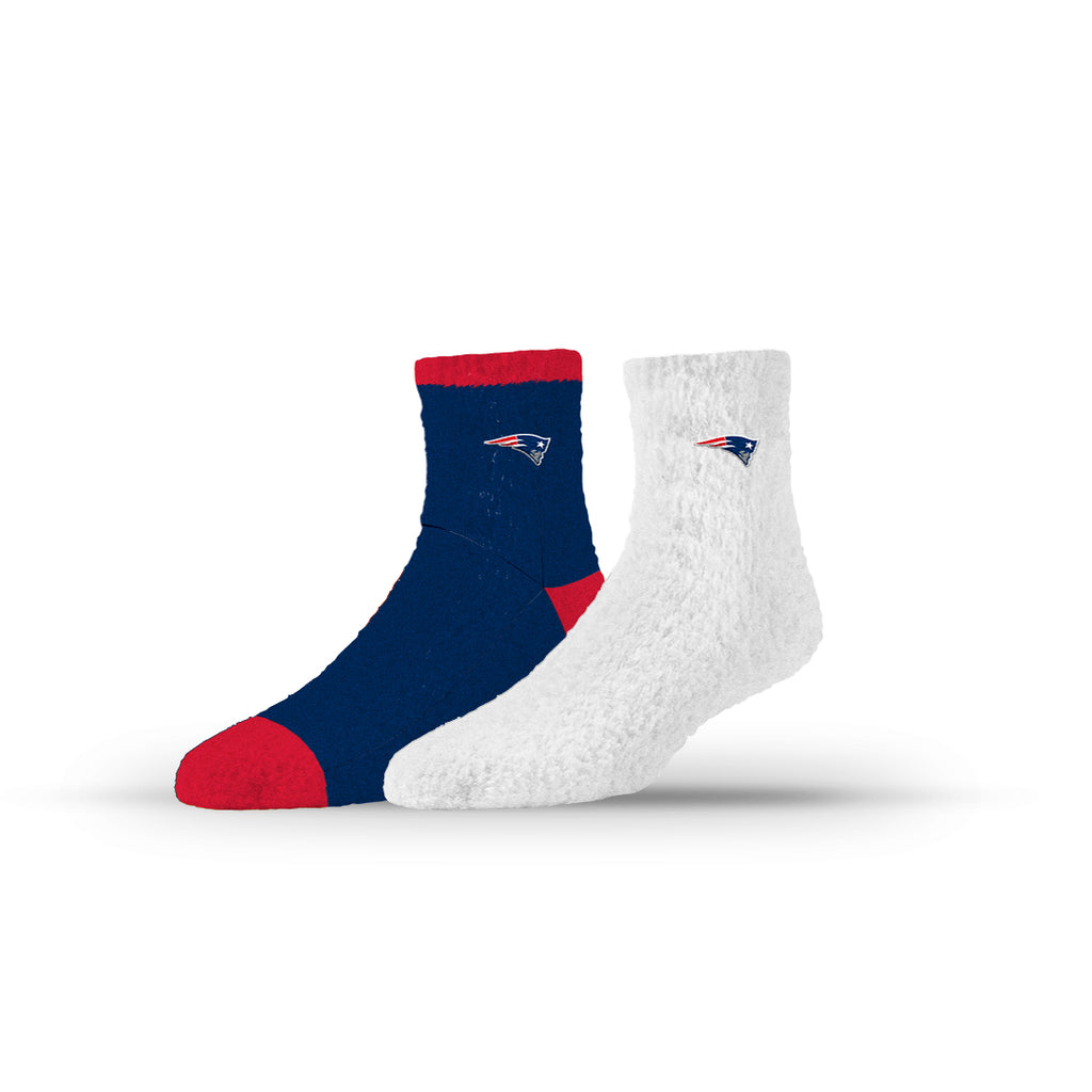 New England Patriots | Fuzzy Half Calf Embroidered | NFL 2 Pack | N02805534ML