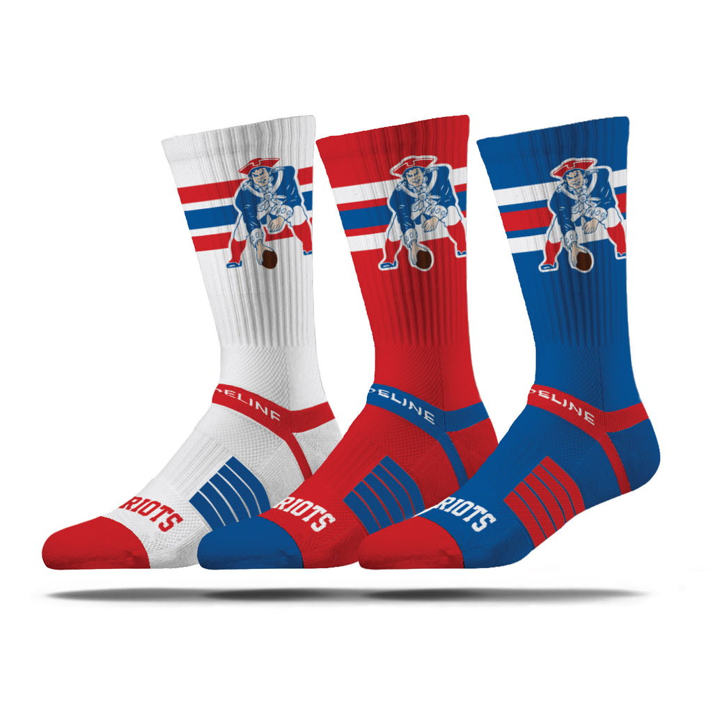 New England Patriots | Premium Knit Crew | NFL Retro 3 Pack | N02651100ML