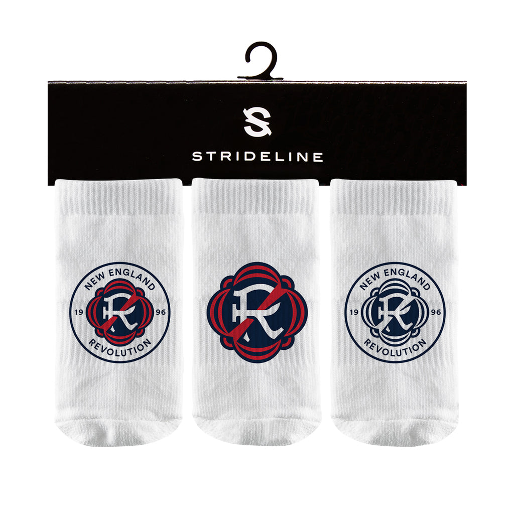 New England Revolution | Baby Socks 3 Pack | Primary Logo | N02295311B01