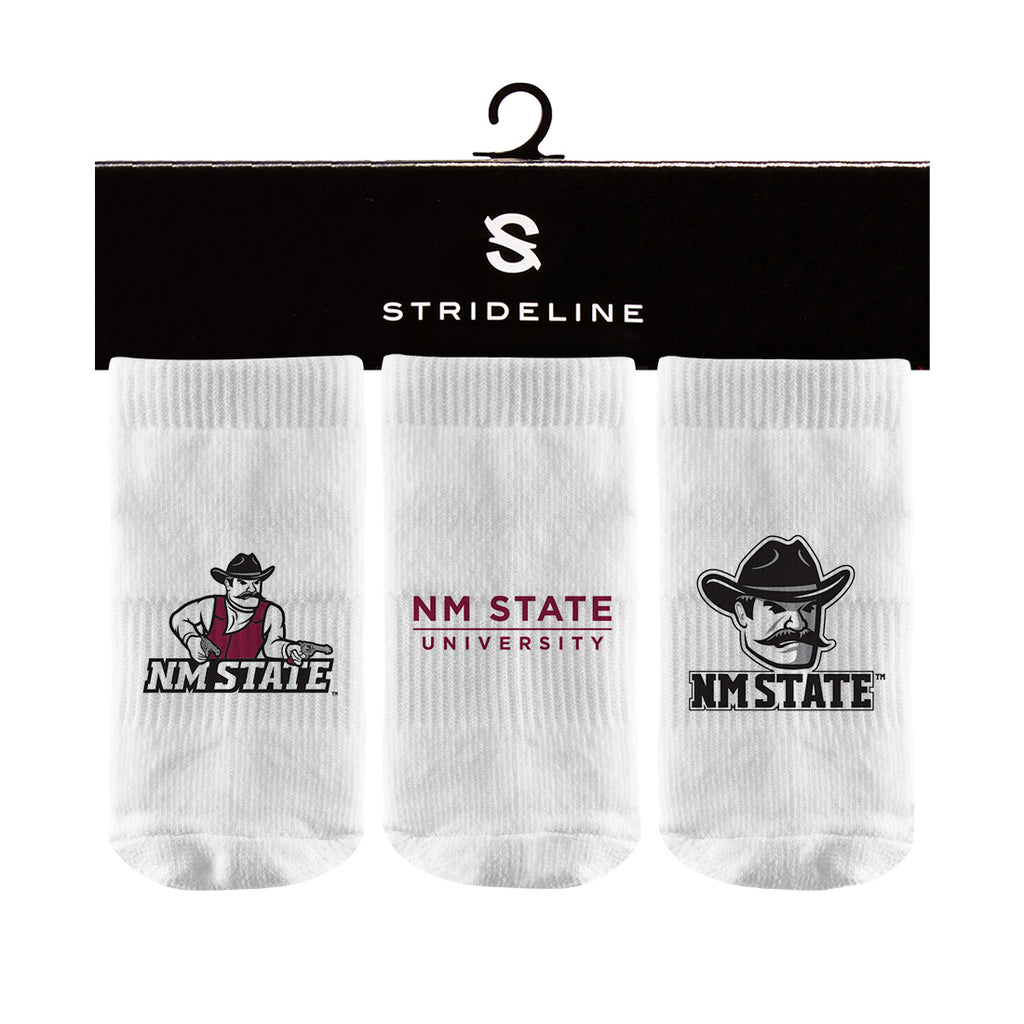 New Mexico State University | Baby Socks 3 Pack | Primary Logo | N02534856B01