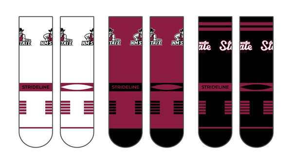 New Mexico State University | Premium Knit Crew 3 Pack | NCAA 3 Pack G2 | N02504080ML