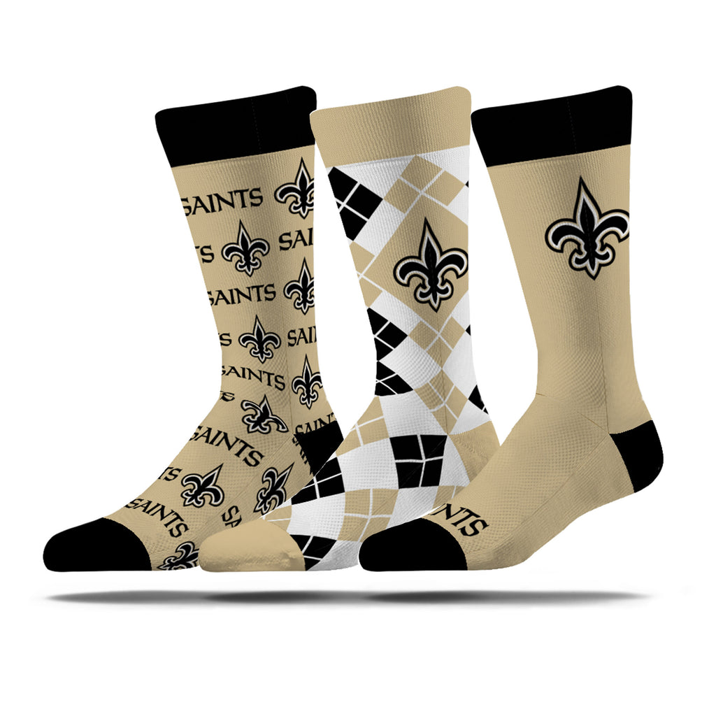 New Orleans Saints | Business Knit Crew | NFL 3 Pack | N02670146ML