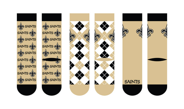 New Orleans Saints | Business Knit Crew | NFL 3 Pack | N02670146ML