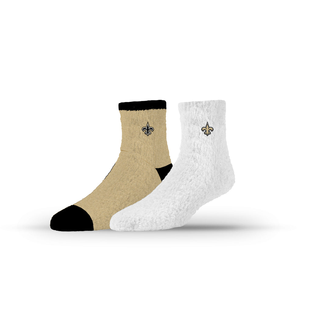 New Orleans Saints | Fuzzy Half Calf Embroidered | NFL 2 Pack | N02806003ML