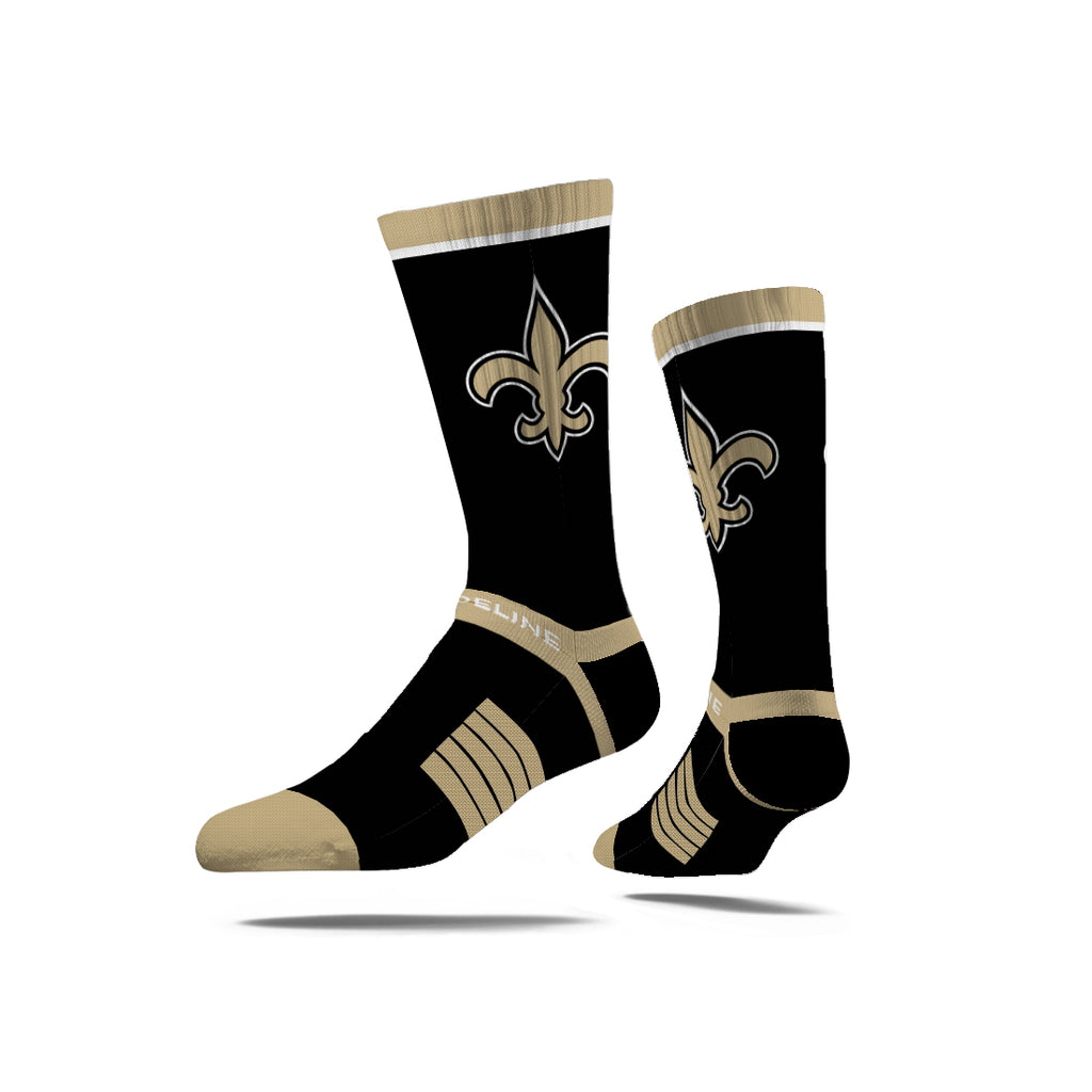 New Orleans Saints | Premium Knit Crew | Fan Logo | Black | N02414273ML