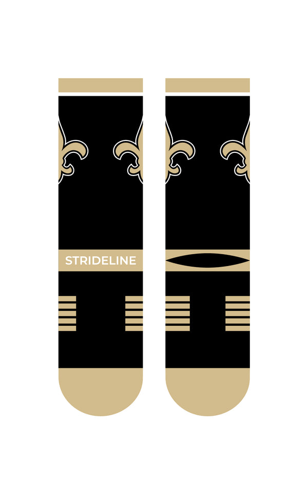 New Orleans Saints | Premium Knit Crew | Fan Logo | Black | N02414273ML