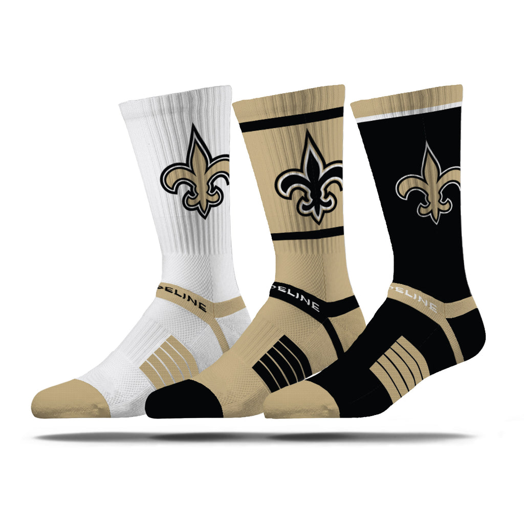 New Orleans Saints | Premium Knit Crew | NFL 3 Pack Box | N02414871ML
