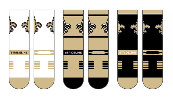 New Orleans Saints | Premium Knit Crew | NFL 3 Pack Box | N02414871ML